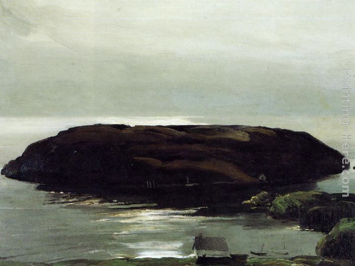 An Island in the Sea painting - George Wesley Bellows An Island in the Sea art painting
